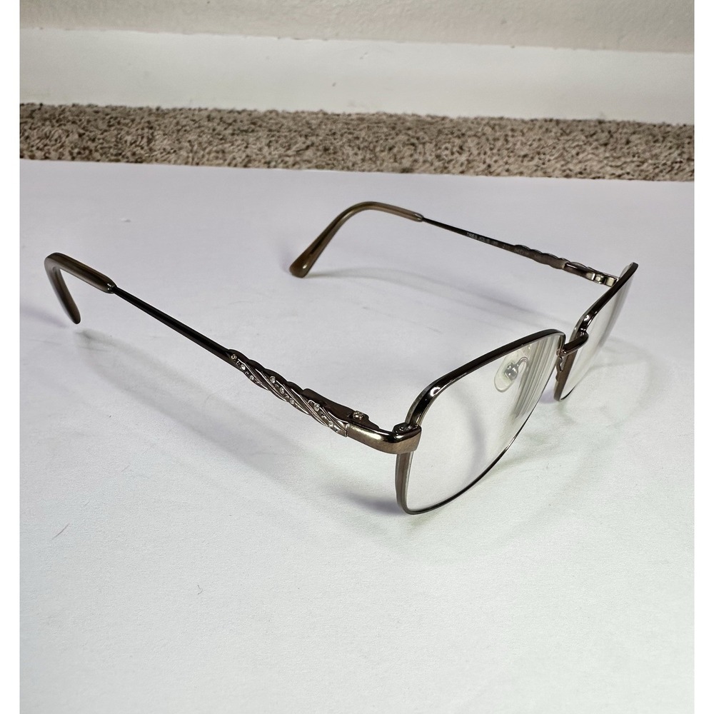 Tres Jolie by Marchon FRAMES ONLY 186 220 Eyeglasses Brown 54-16-140
